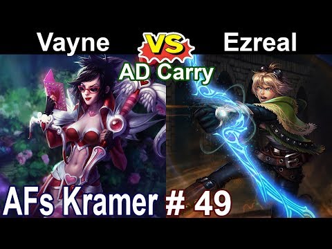 AFs Kramer - Vayne vs Ezreal - KDA 10/0/5 highlight | KR LOL Challenger
