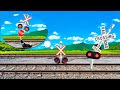 Railroad Crossing In An Emergency