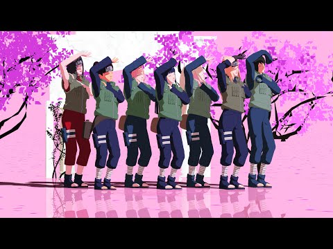 【NARUTO MMD】Garnidelia - Tougen Renka - KURENAI*TENTEN*SAKURA*HINATA*INO*TSUNADE*SHIZUNE