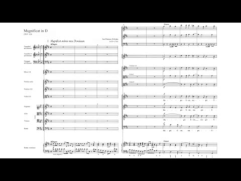 J.D Zelenka - Magnificat in D Major, ZWV 108 {Urtext score{