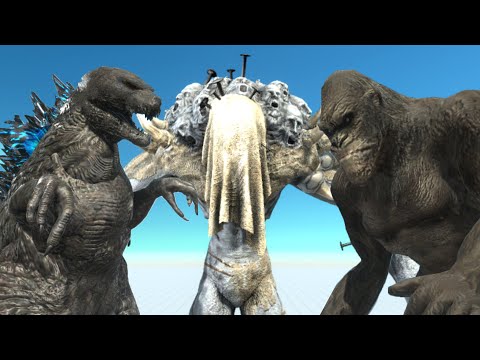 SCOURGE vs GODZILLA vs KONG - Animal Revolt Battle Simulator