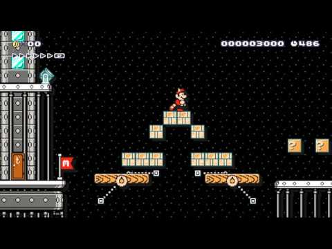 Super Mario Maker: Player Course "Koopa Rocket Base" [1080 HD]