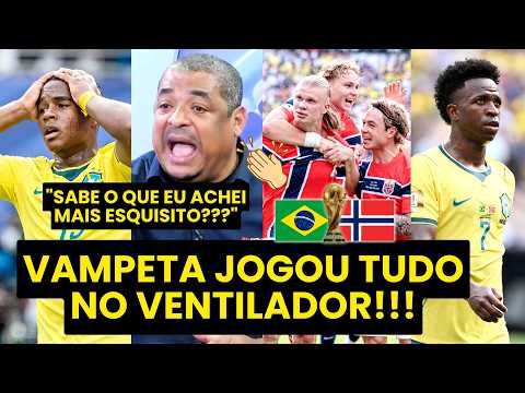 VAMPETA FAZ DESABAFO INCRÍVEL! “MERMÃO, OS CARAS ACHAVAM O QUÊ??? O BRASIL contra a NORUEGA foi…”