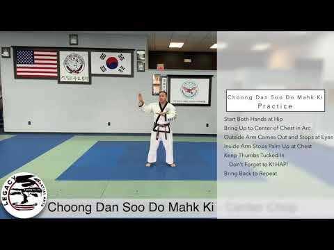 Legacy Martial Arts Center Chop Instructions