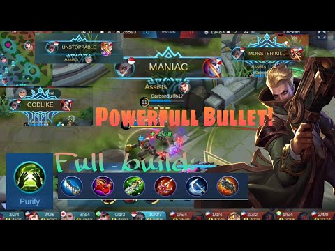 GRANGER " The powerfull Bullet " Easy MANIAC . KDA 15/2/9 Perfect Gameplay by { Carbonquillo17} ~ ML