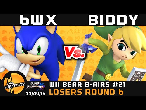 WBB #21 | 8M Biddy (T.Link) vs Circa 6WX (Sonic, Corrin) - Losers Round 6 - Smash 4 Wii U