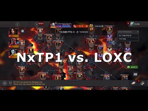 [WAR4-T2: S26] Apocalypse Boss Revenge w/ Guillotine 2099 | Marvel Contest of Champions