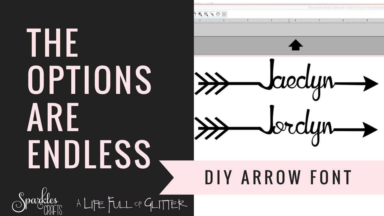 DIY Arrow Font