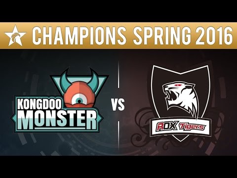 Kongdoo Monster vs ROX Tigers - League Of Legends S6 LCK Spring 2016 Game 1