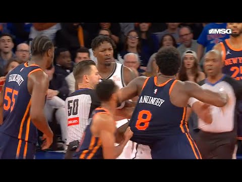 OG Anunoby wants to fight Dorian Finney-Smith for pushing him to ground 😳