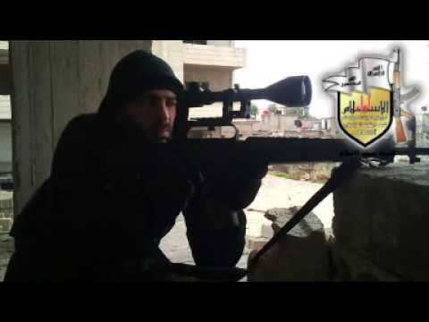 استهداف قناصي كتيبة سيف الإسلام لجنود النظام في بلدة زملكا في ريف دمشق