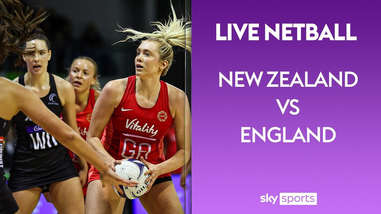 LIVE NETBALL: New Zealand vs England | Taini Jamison Trophy 2024