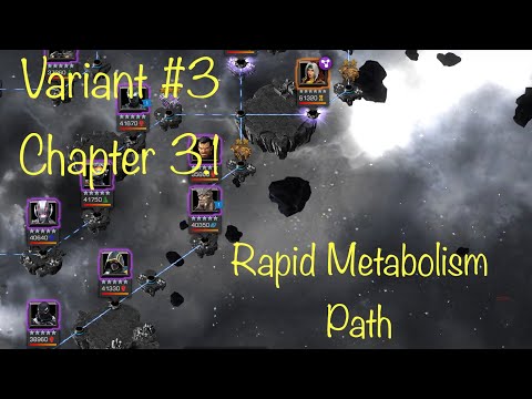 Variant #3 Ch. 3.1 - vs Red Hulk, Agent Venom, Ronin, Cull Obsidian, Punisher, Rogue, Colossus