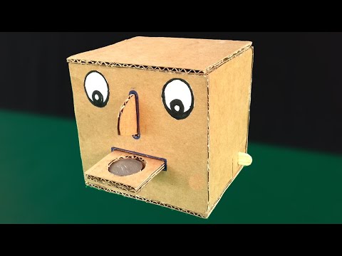 How To Make Coin Saving Box 🪙 / Magical Coin Eating Box  // How To Make Piggy Bank