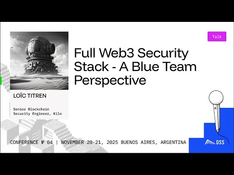 Full Web3 Security Stack - A Blue Team Perspective preview