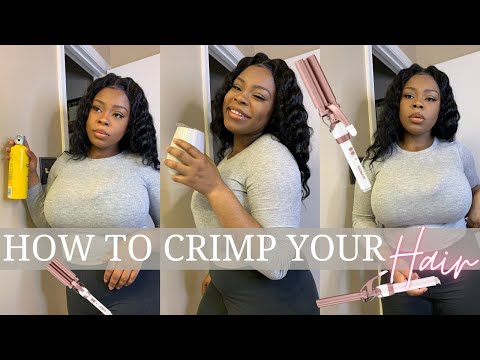 How To Crimp Your Hair | CONAIR DOUBLE CERAMIC TRIPLE...