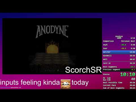 Anodyne 100% speedrun in 34:15