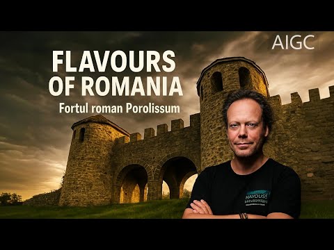 The history of the Roman fort Porolissum in Flavours of Romania