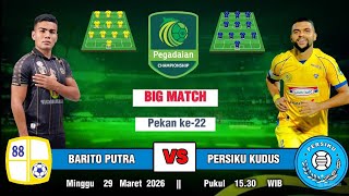 Download lagu BARITO PUTRA VS PERSIKU KUDUS, PEGADAIAN CHAMPIONSHIP WEEK 22 GROUP B mp3