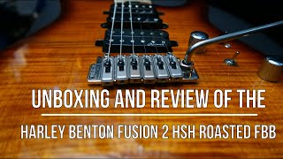 Video thumbnail for Harley Benton Fusion II HSH Roasted FBB  Unboxing and Review by Jon is just TOO LouD!!