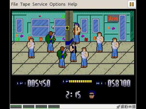 Spec256 Renegade game under ZX-Poly 2,0,4 emulator