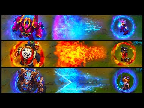 Hextech Annie vs Super Galaxy vs Panda Best Annie Skins Comparison (League of Legends)
