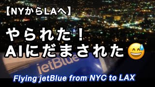 LCCのジェットブルー搭乗記・ニューヨークからロサンジェルスまで