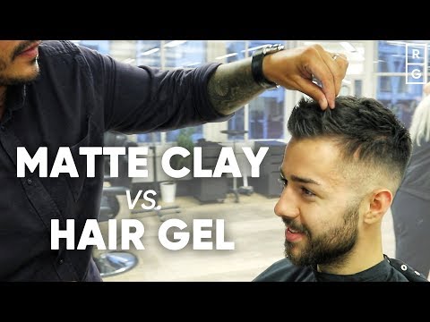 Using Matte Clay vs Hair Gel For A Natural Look
