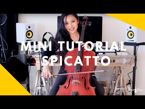 Tina Guo 90-Second Mini Tutorial - Crisp Cello Spicatto