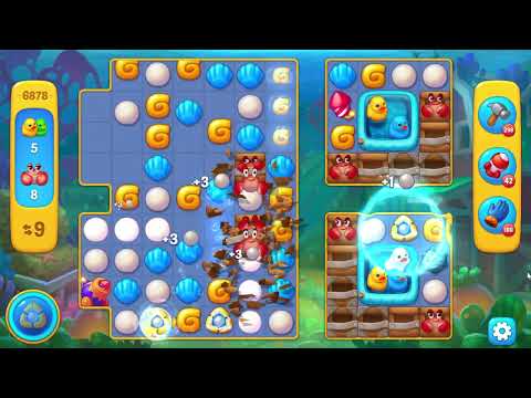 Fishdom 6878 Level - 18 moves - NO BooSTERS