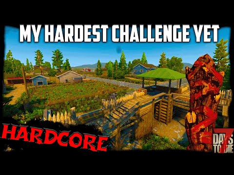The FULL Insane Nightmare Permadeath Playthrough - 7 Days To Die Supercut