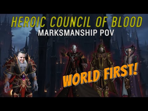 Echo Gingi, Castle Nathria Heroic Council of Blood (World First) - Marksmanship Hunter PoV