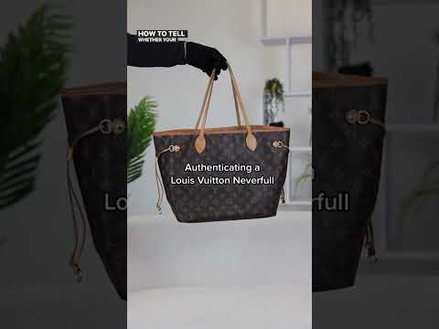 Spot a REAL Vs FAKE LV Neverfull #louisvuitton #neverfull #luxury #fashion