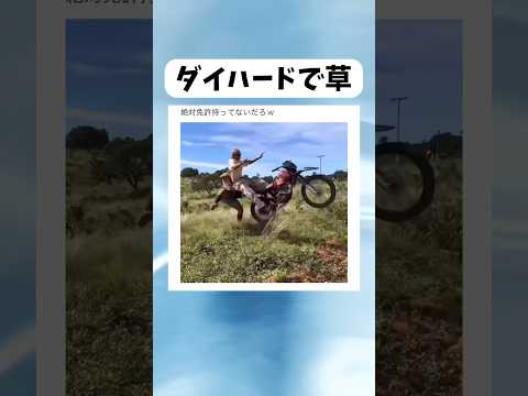 運転が荒すぎるw #shorts #おもしろ #すごい #おすすめ #海外 #tiktokvideo #カップル #バイク #二人乗り#逃走中#ダイハード