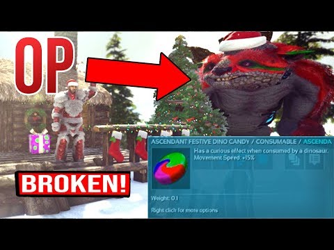 GACHA CLAUS OP, RAPTOR CLAUS INFO!!! ARK Christmas Event 2018!