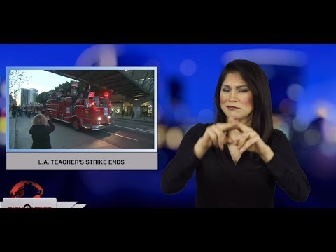 L.A. teacher's strike ends (ASL - 1.23.19)