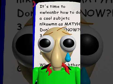 Did You Know That in Baldi's Basics Classic Remastered?? #2 #baldi #nostalgia #baldisbasics #roblox