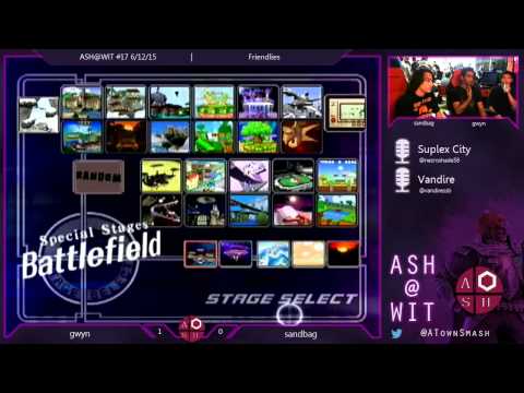 Melee Bracket ASH@WIT 6/12/15 - Gwyn (Fox) vs Sandbag (Falco)