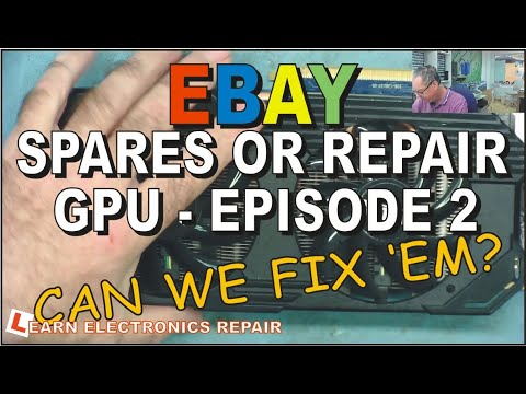 Learn Eelectronics Repair 2 Geforce GTX 280 GPU Graphics Card Repair Part 1
