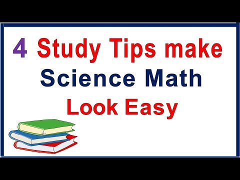 4 Science Study Tips make Science & Math look easy Video