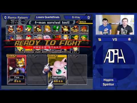 RIT Biweekly #13 - Melee - Losers Quarterfinals - Remix Reborn - B Way