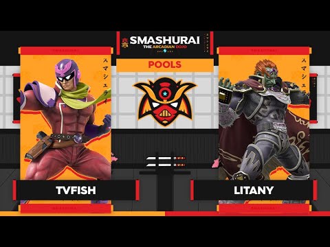 Smashurai: The Arcadian Dojo - Tvfish (Falcon) Vs. Litany (Ganondorf) Pools