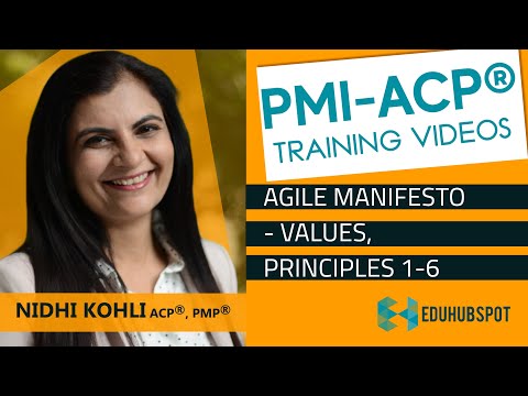 PMI ACP Training - PMI ACP Exam Prep - Agile Manifesto - Values, Principles 1-6 (2024) - Video 5