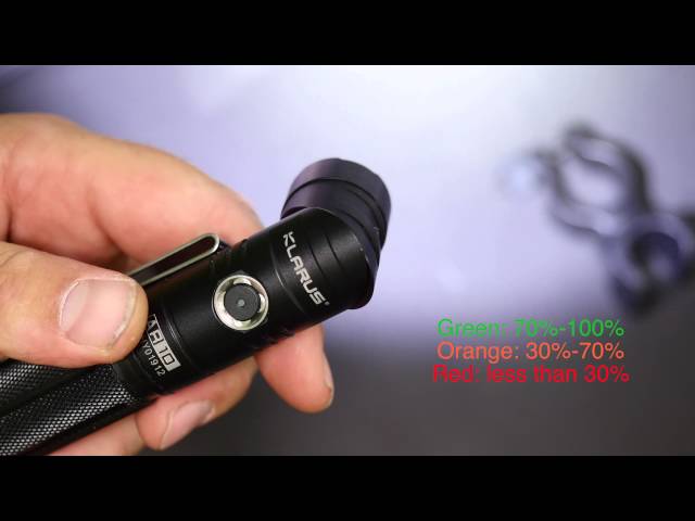 فيديو كشاف klarus AR10 Flashlight