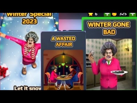 Scary teacher 3D Winter Special 2023 2 new levels