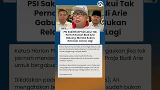 Sakit Hati? PSI Bantah Pernah Tawari Ketum Projo Budi Arie Jadi Kader: Bukan Relawan Jokowi Lagi!