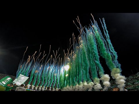 "Nacional Vs Santa Fe - cánticos Los del sur" Barra: Los del Sur &bull; Club: Atlético Nacional &bull; País: Colombia
