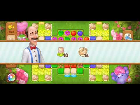Gardenscapes Level 2181 Walkthrough "No Boosters Used"