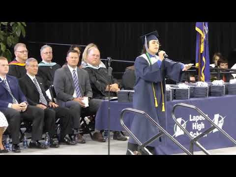 JonPaul (JP) Wallace Performs Rendition of "7 Years" by Lukas Graham at His High School Graduation
