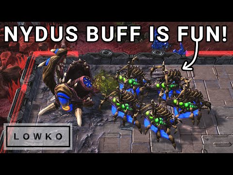 StarCraft 2: Nydus Worm Rushes! (Lowko Highlight #99)